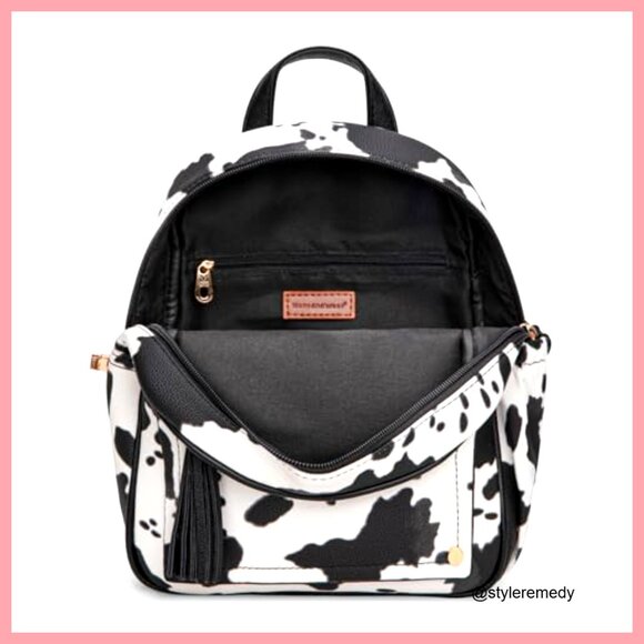 Mini Backpack Purse Anti Theft with Secure Zipper Faux Leather main image 6